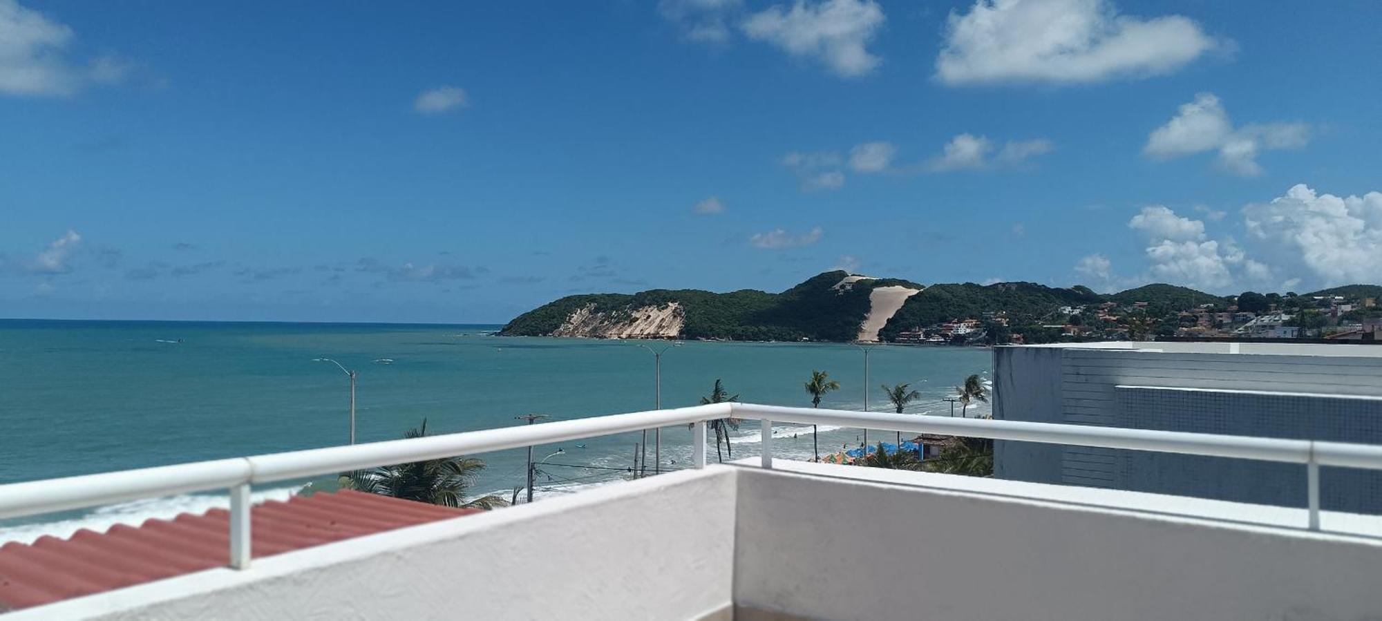Edy Hospedagens Beira-Mar Flat 310 Com Vista Para O Morro Do Careca, Piscina E Localizacao Privilegiada 纳塔耳 外观 照片