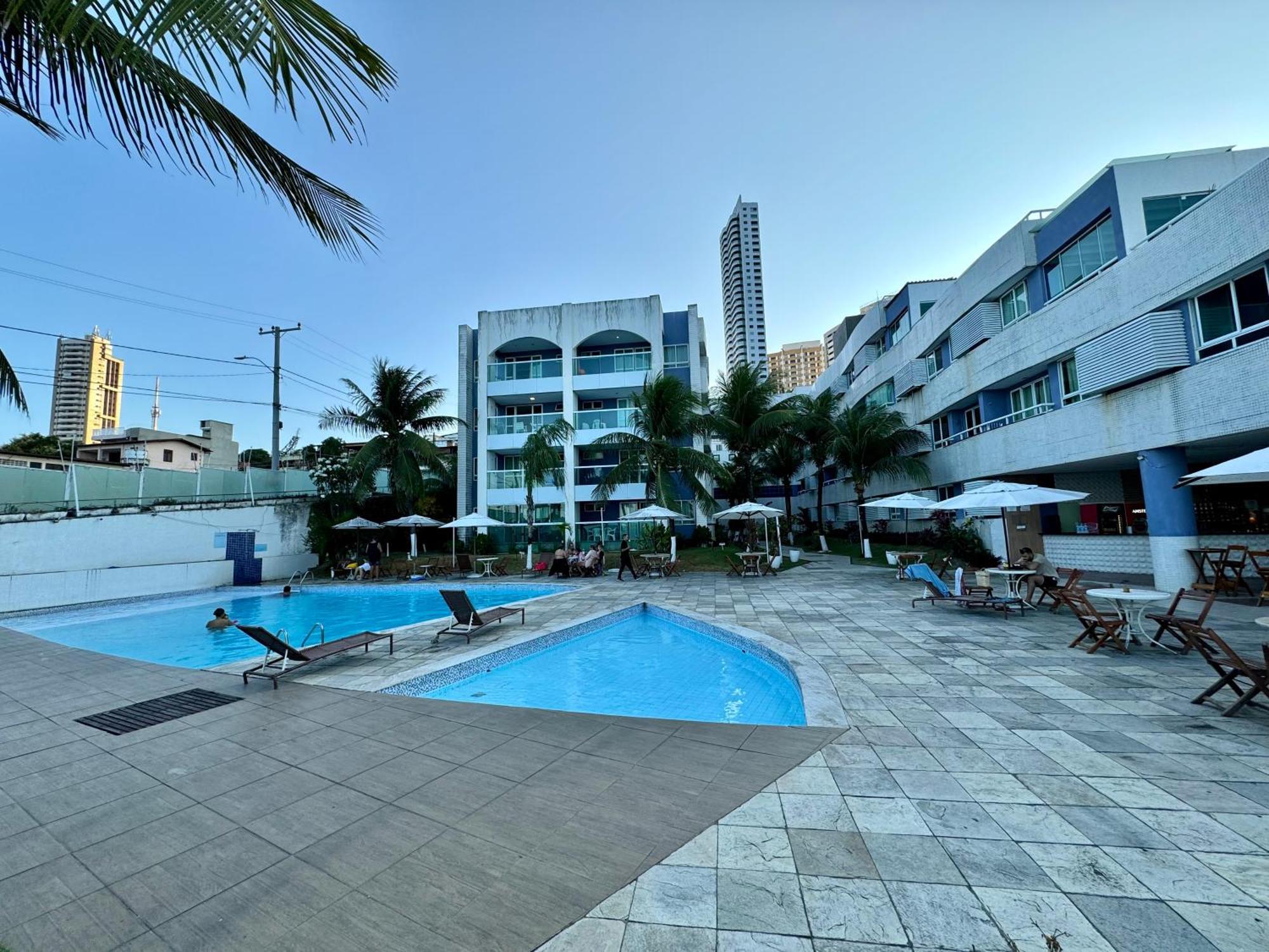 Edy Hospedagens Beira-Mar Flat 310 Com Vista Para O Morro Do Careca, Piscina E Localizacao Privilegiada 纳塔耳 外观 照片