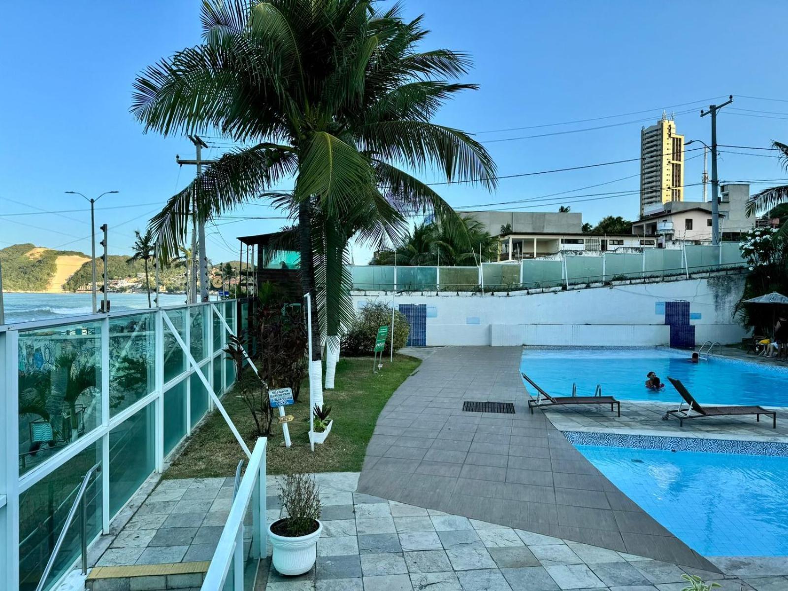 Edy Hospedagens Beira-Mar Flat 310 Com Vista Para O Morro Do Careca, Piscina E Localizacao Privilegiada 纳塔耳 外观 照片