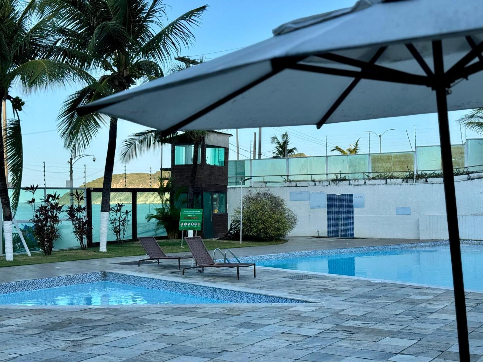 Edy Hospedagens Beira-Mar Flat 310 Com Vista Para O Morro Do Careca, Piscina E Localizacao Privilegiada 纳塔耳 外观 照片