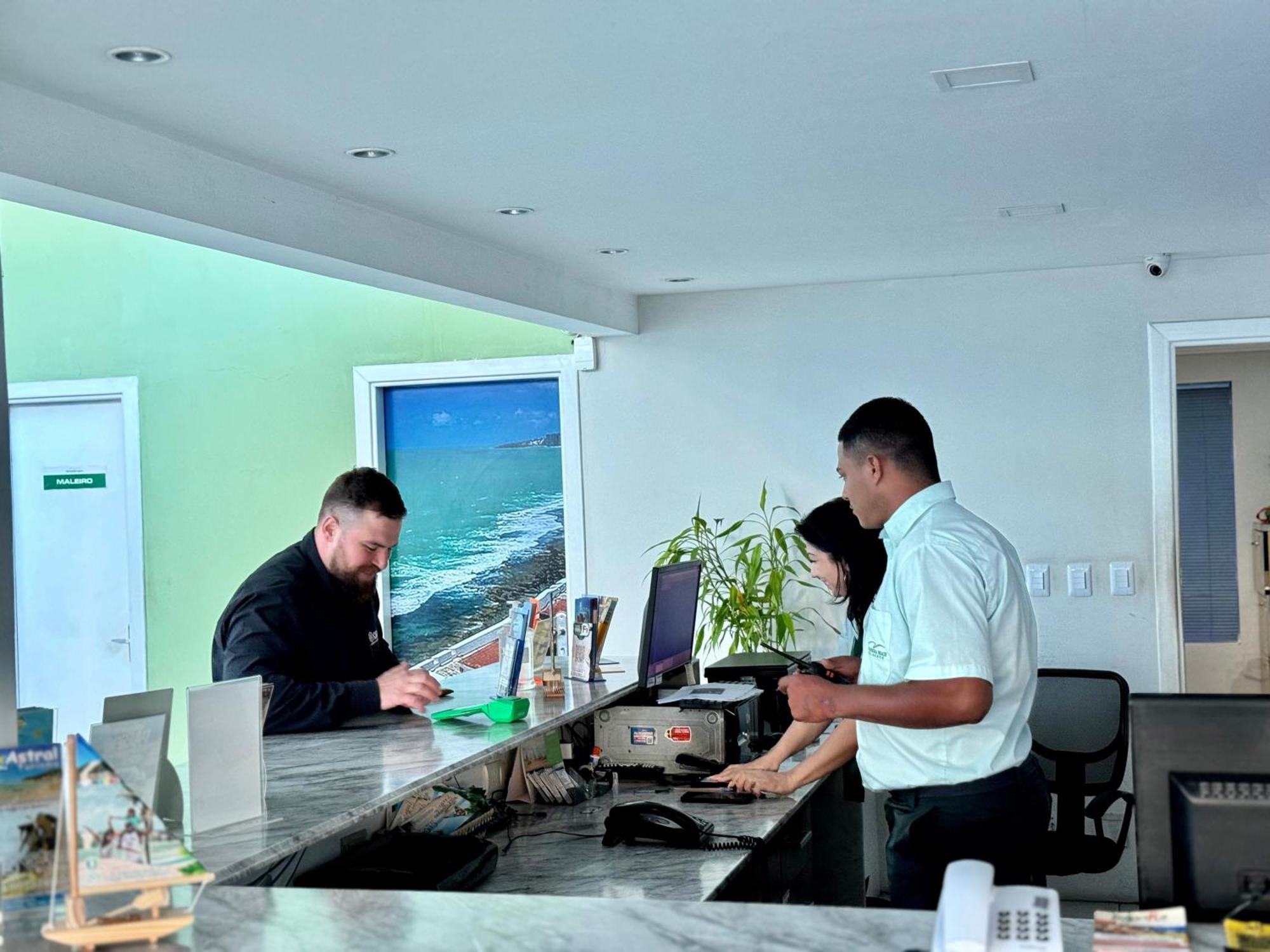 Edy Hospedagens Beira-Mar Flat 310 Com Vista Para O Morro Do Careca, Piscina E Localizacao Privilegiada 纳塔耳 外观 照片