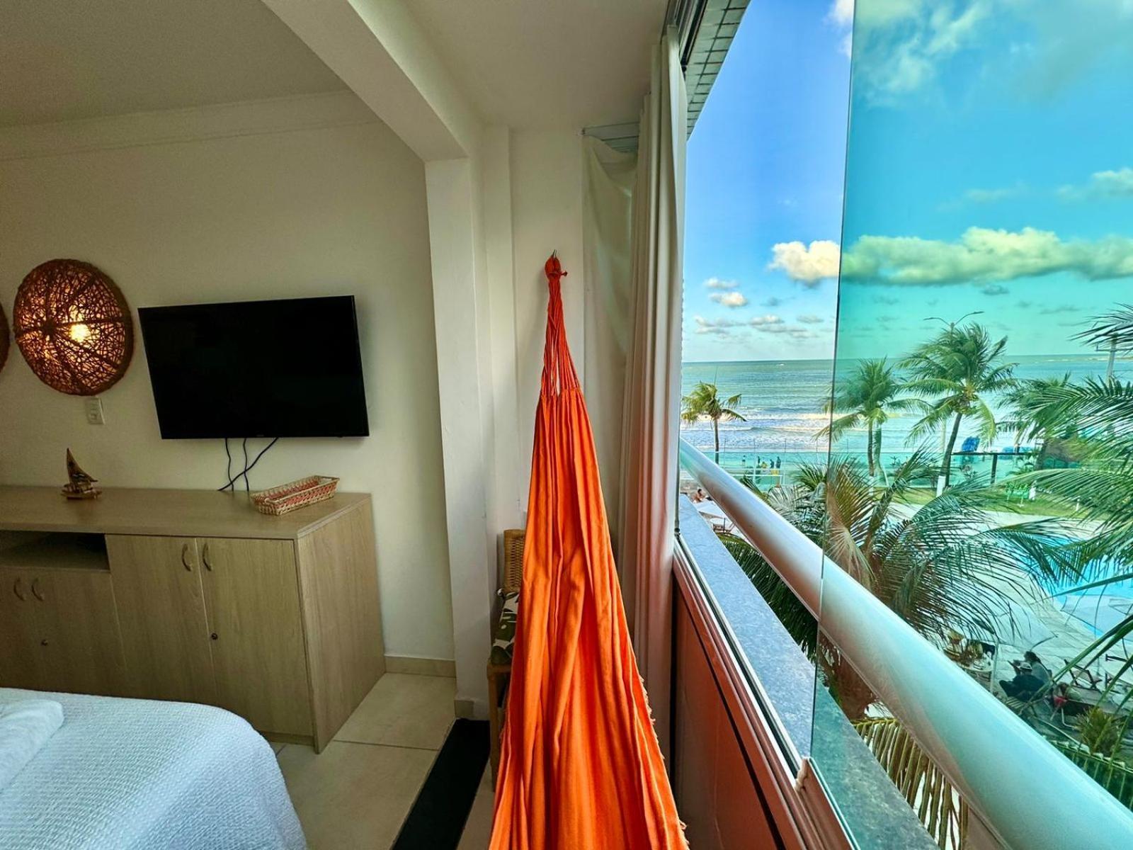 Edy Hospedagens Beira-Mar Flat 310 Com Vista Para O Morro Do Careca, Piscina E Localizacao Privilegiada 纳塔耳 外观 照片
