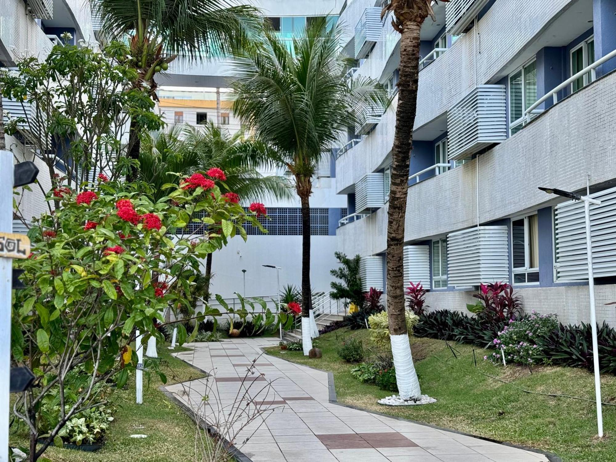 Edy Hospedagens Beira-Mar Flat 310 Com Vista Para O Morro Do Careca, Piscina E Localizacao Privilegiada 纳塔耳 外观 照片