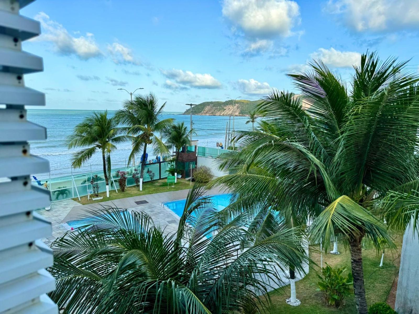 Edy Hospedagens Beira-Mar Flat 310 Com Vista Para O Morro Do Careca, Piscina E Localizacao Privilegiada 纳塔耳 外观 照片