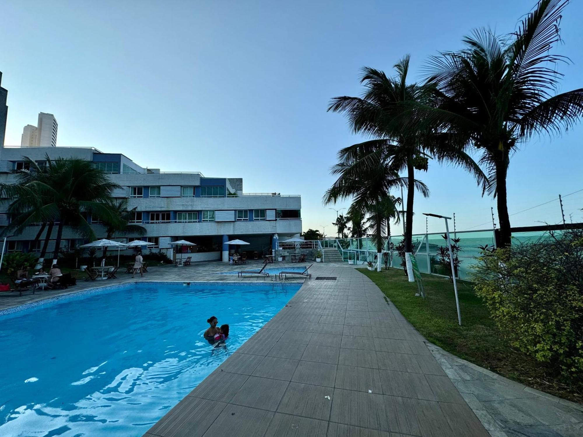 Edy Hospedagens Beira-Mar Flat 310 Com Vista Para O Morro Do Careca, Piscina E Localizacao Privilegiada 纳塔耳 外观 照片