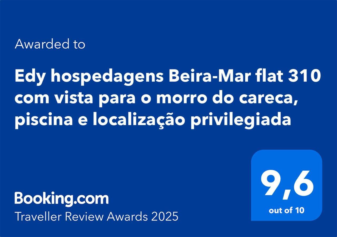 Edy Hospedagens Beira-Mar Flat 310 Com Vista Para O Morro Do Careca, Piscina E Localizacao Privilegiada 纳塔耳 外观 照片
